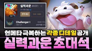 챌린저 1461점 랭커 "실력과운"이 알려주는 현메타 각종 꿀팁