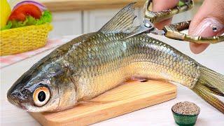 Yummy Grill Fish In The Kitchen  Best Miniature Cooking Yummy Videos by Mini Yummy