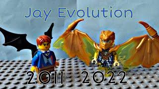 Jay Evolution 2011 - 2022 | Lego Ninjago stop motion