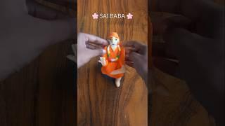 Sai Baba Making With Super Clay  om sai ram  #clayart #diy #saibaba #clayidol #lord #youtubediy