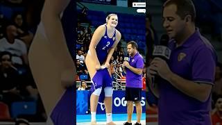 World's tallest female volleyball player in  #tallwomen #tallgirlfriend #volleyball #viralshorts.