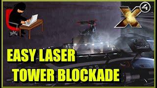 X4 Foundations: Easy Laser Tower Blockade Guide