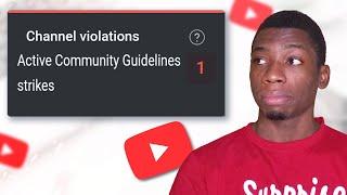 I Got a Community Guideline Strike