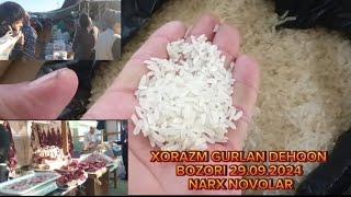 Xorazm viloyati Gurlan dehqon bozori 29.09.2024#narx #uzmigrant #xorazm_rek #andijon #américa