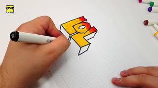 ГРАФФИТИ - LOL  !!! КАК НАРИСОВАТЬ? !!! урок граффити graffiti logo