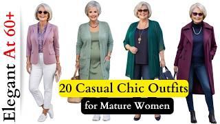 Easy Chic Casual Outfit Ideas for Women Over 50! - Classy Casual Outfits for Mature Women!