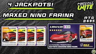 Asphalt Unite | 4 JACKPOTS! MAXING the Battista Nino Farina | RTG #695