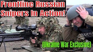 Frontline Russian Snipers Engage In Ukraine War Battle Training