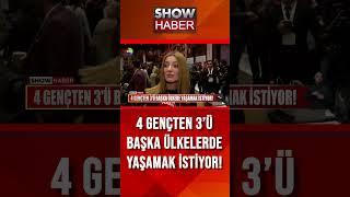 Gençlerin hayali yurt dışı! #showanahaber #shorts