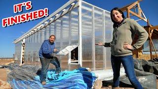 The Walls of Our Attached Greenhouse are DONE! Here's the Next HUGE Step in our Off-Grid House Build