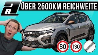 Dacia Sandero Stepway Eco-G 100 | ZWEI Tanks, IRRE Reichweite, KRASSER Verbrauch! | VERBRAUCHSTEST