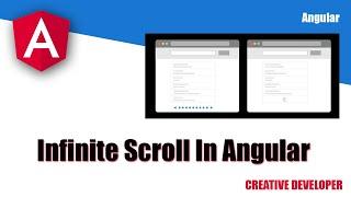 Angular Ngx-Infinite-Scroll || Ngx-Infinite-scroll Angular || Angular || Angular Tutorial || Scroll