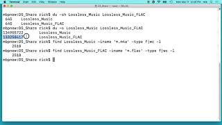 Comparing Apple Lossless (ALAC) vs FLAC CD Collection Storage Size