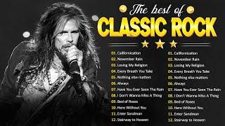 ACDC, Queen, Bon Jovi, Scorpions, Guns N Roses, Aerosmith - Best Classic Rock Songs 80's 90's