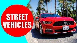 Street Vehicles for Children - Cars and Trucks - Learn Street Vehicle Sounds for Kids | Kiddopedia