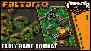 Factorio Tutorial - Early Game Combat & Turret Creep / Pushing: EP 4 Season 1