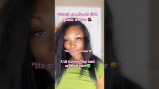 Quick Weave Tutorial with Bold Colors #fok #outrehair #purplepackhair