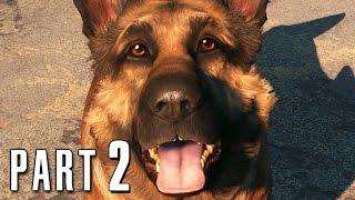 Fallout 4 Walkthrough Gameplay Part 2 - Dogmeat (PS4)