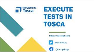 Tosca Tutorial | Lesson 59 - Execute Test Cases | Execution Lists |  Test Results | Execution Entry|