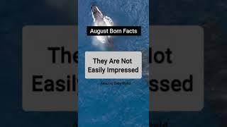 August Born People Facts & Personalities | #Shorts | Amazing Baby World Official