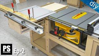 DIY Table Saw Sliding Carriage / Mobile Workbench EP 2