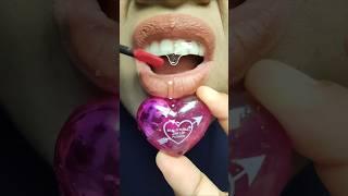 What’s Inside My Heart Rose Flower Lip Gloss? Candy Magic! #short #shorts 1018