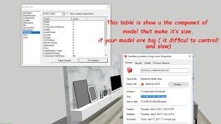 Speed Up Sketchup Models for easy use and fast