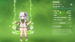 NAHIDA MAX ASCEND | PULLING FOR NAHIDA / LEVELING UP EXP AND TALENT