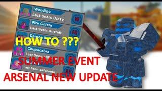 HOW TO GET ALL CRYPTID HUNT SKINS l Roblox Arsenal Summer Update