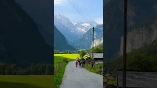 Lauterbrunnen valley Switzerland  #lauterbrunnenswitzerland #travel