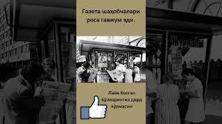Газета шаҳобчалари роса гавжум эди.