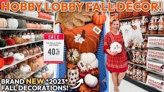 NEW 2023 HOBBY LOBBY FALL DECOR *NOW 40% OFF*  | NEW Fall Decorations + Fall Decorating Ideas