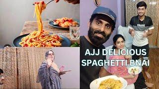 A well spent weekend ll Tasty spaghettti Bnai Noshi k ley ll chiken vegetable Spaghetti 