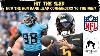 Hit The Sled Commanders  Dominant Run Game Against the Titans