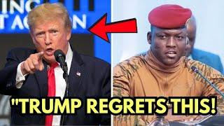 Donald Trump HUMILIATES Ibrahim Traoré in Public – But Traoré’s Comeback STUNNED the World