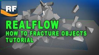 Realflow Tutorial - How To Fracture Geometry