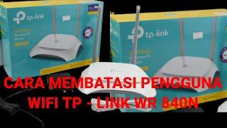 cara membagi bandwidth tp link wr840n, cara setting TP LINK  di mode router