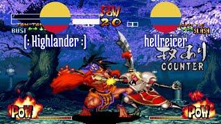 FT5 @samsho4: (: Highlander :) (CO) vs hellreicer (CO) [Samurai Shodown IV Fightcade] May 25