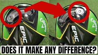 Callaway Epic Flash Adjustable Weight Test, Do They Work?!