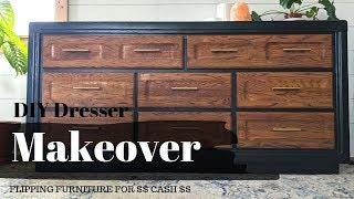 DIY MODERN DRESSER MAKEOVER  | FLIPPING FURNITURE FOR PROFIT