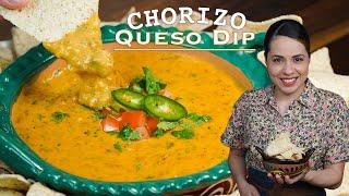 EASY Queso Dip With CHORIZO | Villa Cocina