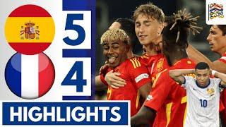 Yamal BRACE! Spain vs France (5-4) Extended HIGHLIGHTS | Nations League Semi Finals!
