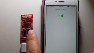 Sparkfun ESP32 Thing BLE iOS Swift Demo