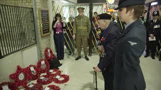 The Unknown Warrior at Victoria Station