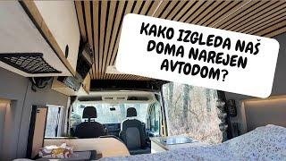 Doma izdelan AVTODOM / Kako izgleda? / Vw Crafter selfmade luxury campervan / VANTOUR