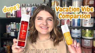 Vacation Vibe Bath and Body Works First Impression and Comparison | Dupe of Sol de Janeiro 62