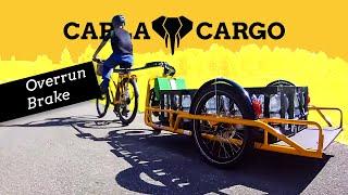 Smart, strong and secure cargo bike trailer with overrun brake | CARLA CARGO