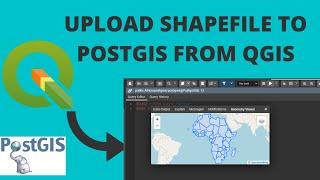 UPLOAD SHAPEFILE TO POSTGIS WITH QGIS|CONNECT POSTGIS TO QGIS