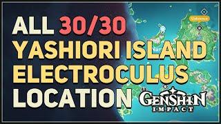 All 30 Yashiori Island Electroculus Locations Genshin Impact