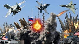 7 MINUTES AGO! MK-49 The most dangerous US weapon destroyed the Russian Air Force. Milsim